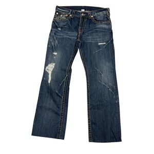 True Religion mens size 34‎ distressed Y2K jeans